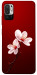 Чехол Sakura red для Xiaomi Redmi Note 10 5G