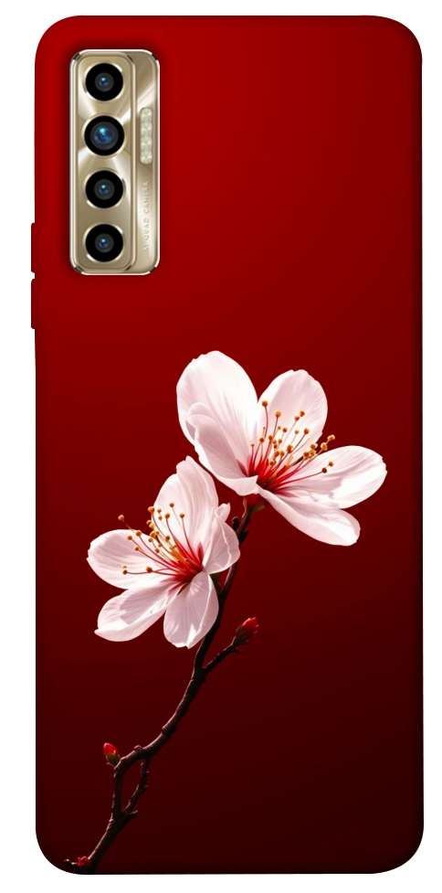 Чехол Sakura red для TECNO Camon 17P