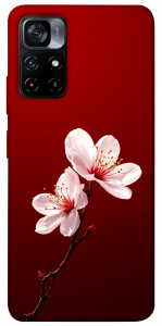 Чехол Sakura red для Xiaomi Poco M4 Pro 5G
