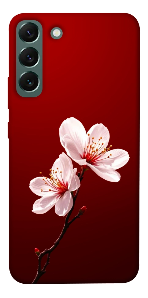 Чохол Sakura red для Galaxy S22+