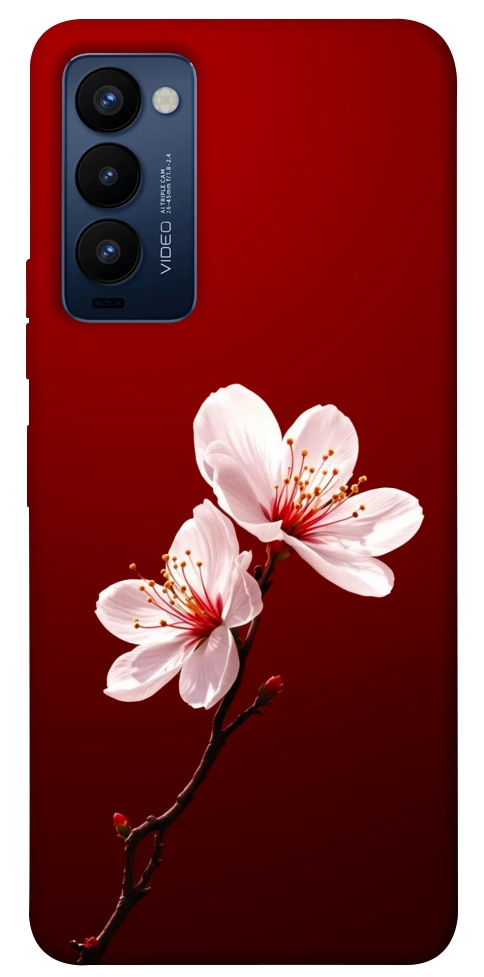 Чохол Sakura red для TECNO Camon 18