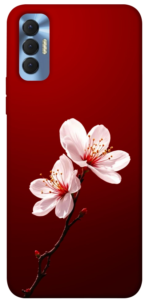 Чохол Sakura red для TECNO Spark 8P