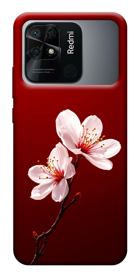 Чохол Sakura red для Xiaomi Redmi 10C