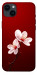 Чехол Sakura red для iPhone 14 Plus