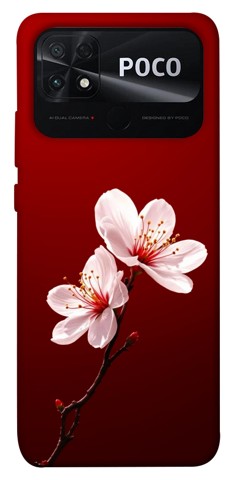 Чохол Sakura red для Xiaomi Poco C40