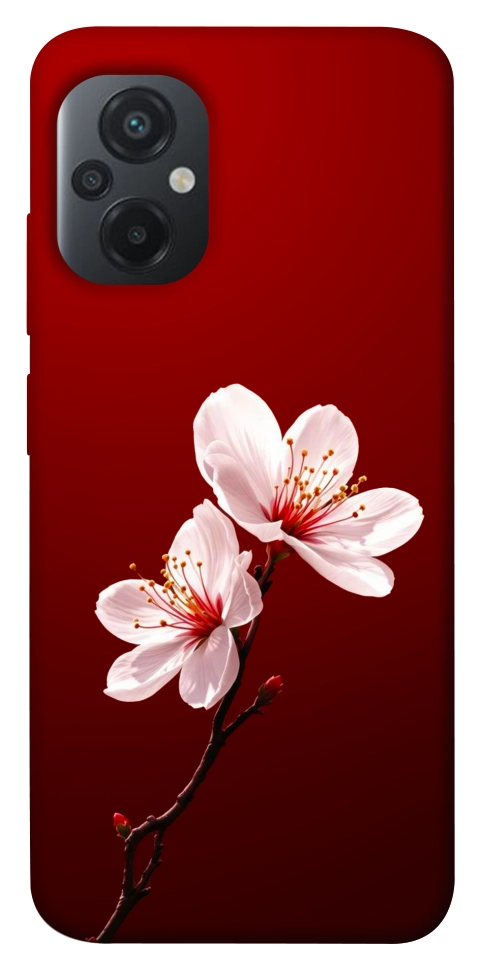Чехол Sakura red для Xiaomi Poco M5