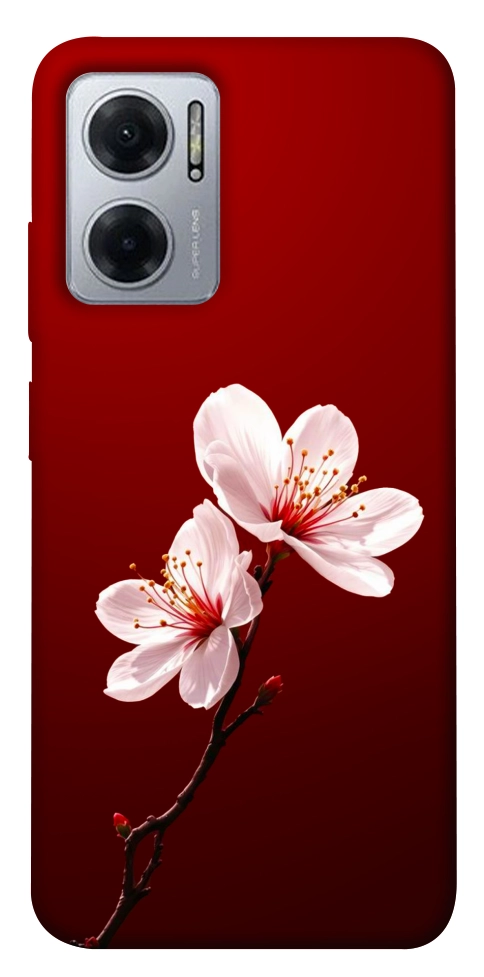 Чехол Sakura red для Xiaomi Redmi Note 11E