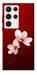 Чехол Sakura red для Galaxy S23 Ultra