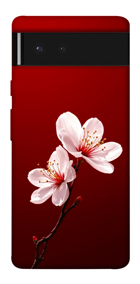 Чехол Sakura red для Google Pixel 6