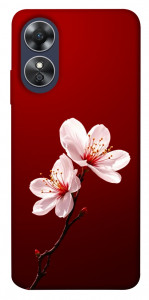 Чехол Sakura red для Oppo A17