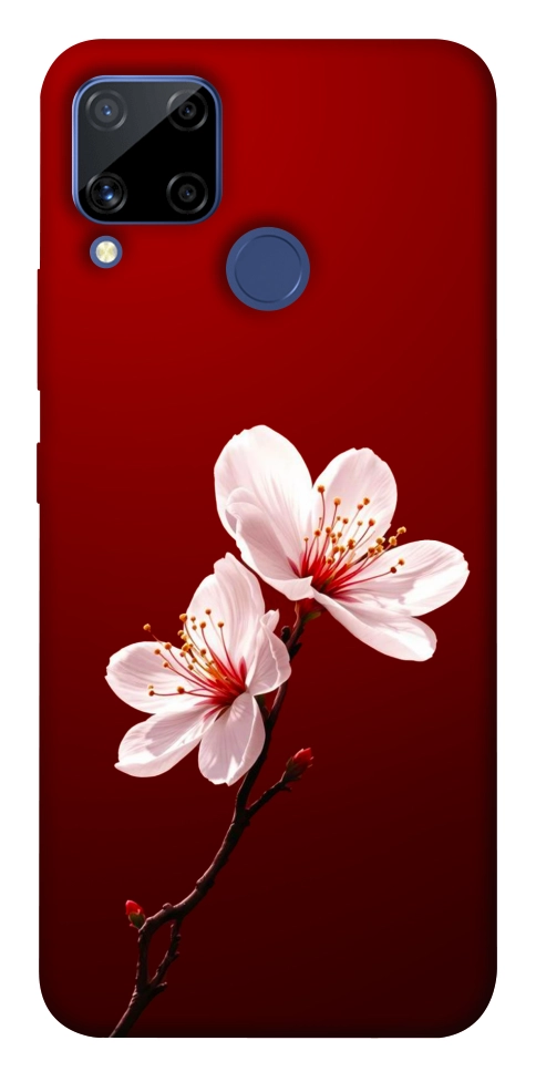 Чехол Sakura red для Realme C15