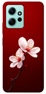Чехол Sakura red для Xiaomi Redmi Note 12 4G