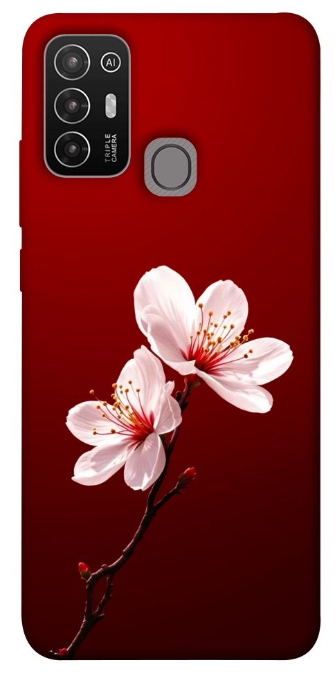 Чехол Sakura red для ZTE Blade A52
