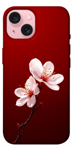 Чехол Sakura red для iPhone 15