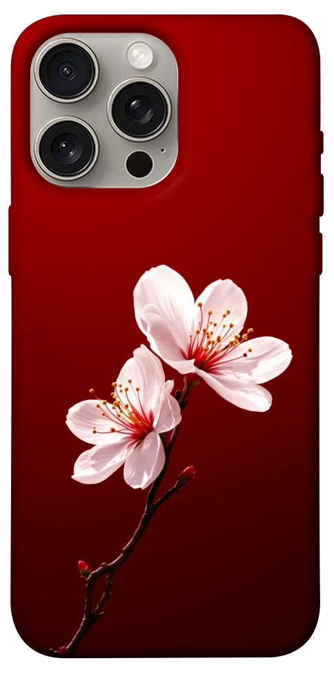 Чохол Sakura red для iPhone 15 Pro Max