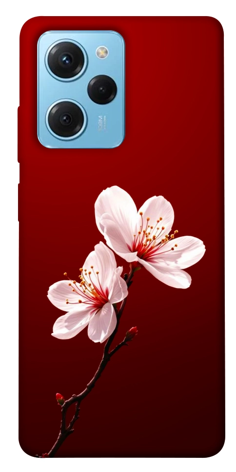 Чехол Sakura red для Xiaomi Poco X5 Pro 5G