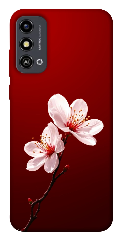 Чехол Sakura red для ZTE Blade A53