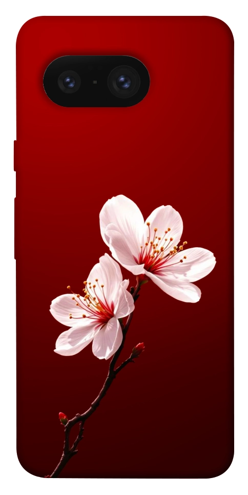 Чехол Sakura red для Google Pixel 8