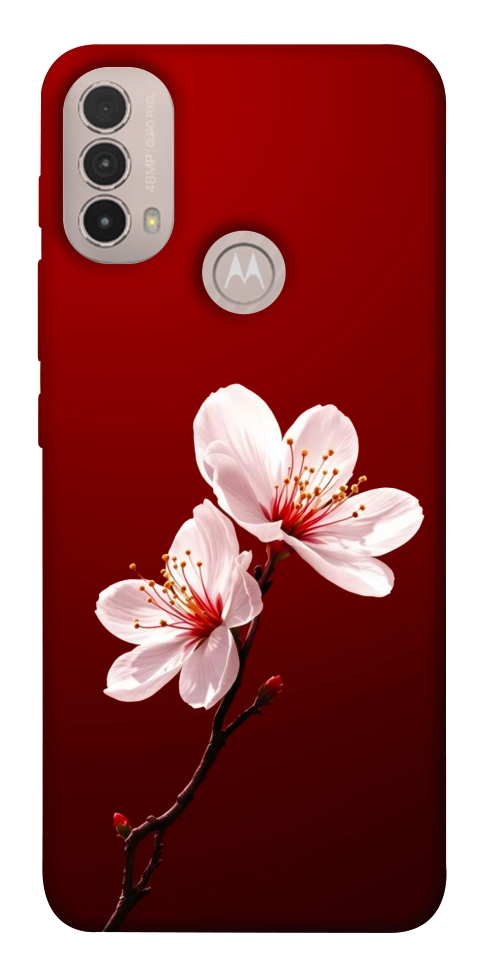 Чехол Sakura red для Motorola Moto E30
