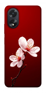 Чехол Sakura red для Oppo A38