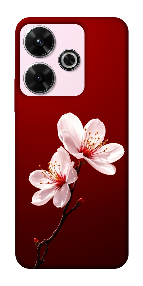 Чехол Sakura red для Xiaomi Redmi 13 4G