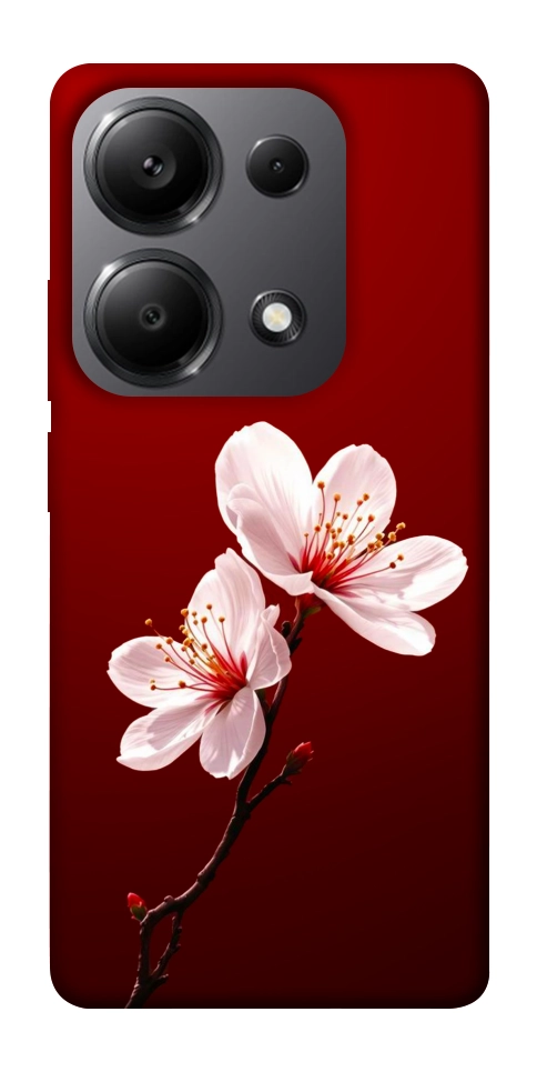 Чехол Sakura red для Xiaomi Redmi Note 13 Pro 5G