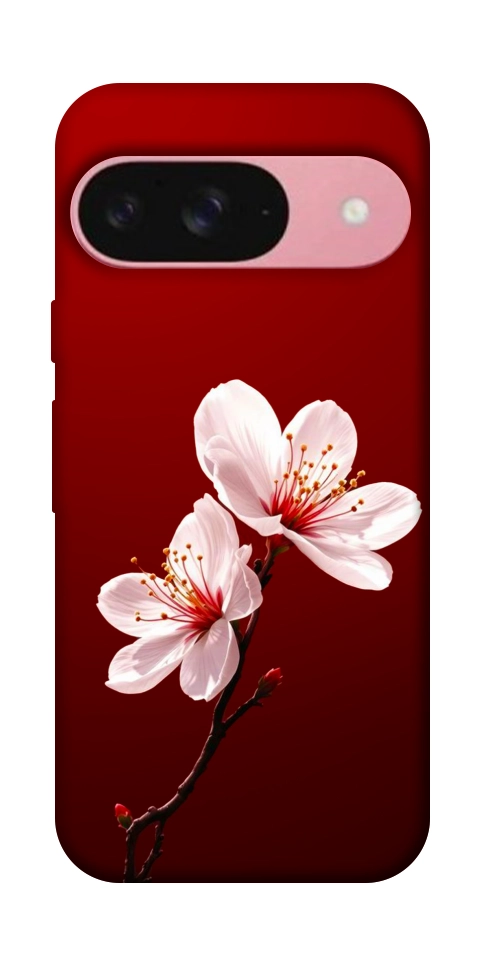 Чохол Sakura red для Google Pixel 9