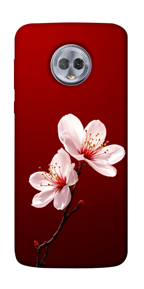 Чехол Sakura red для Motorola Moto G6 Plus