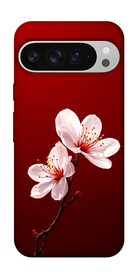 Чехол Sakura red для Google Pixel 9 Pro XL