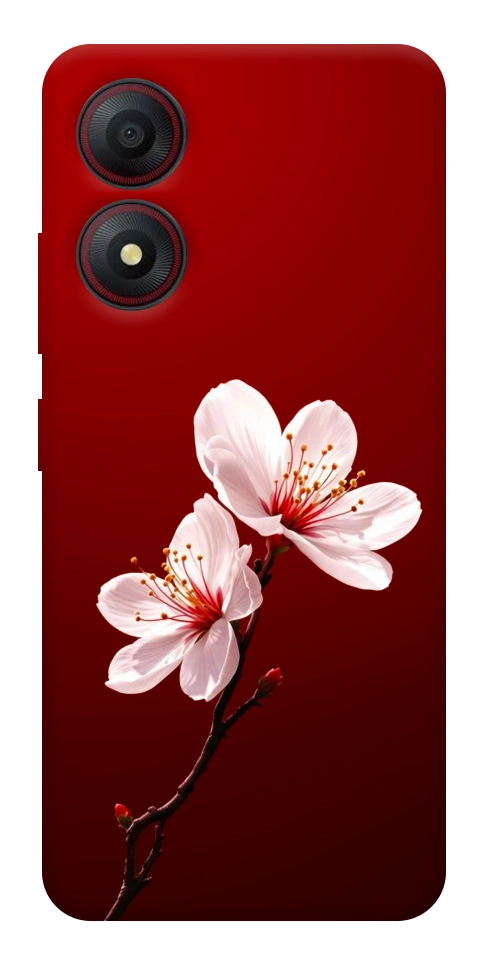 Чохол Sakura red для ZTE Blade A34 4G