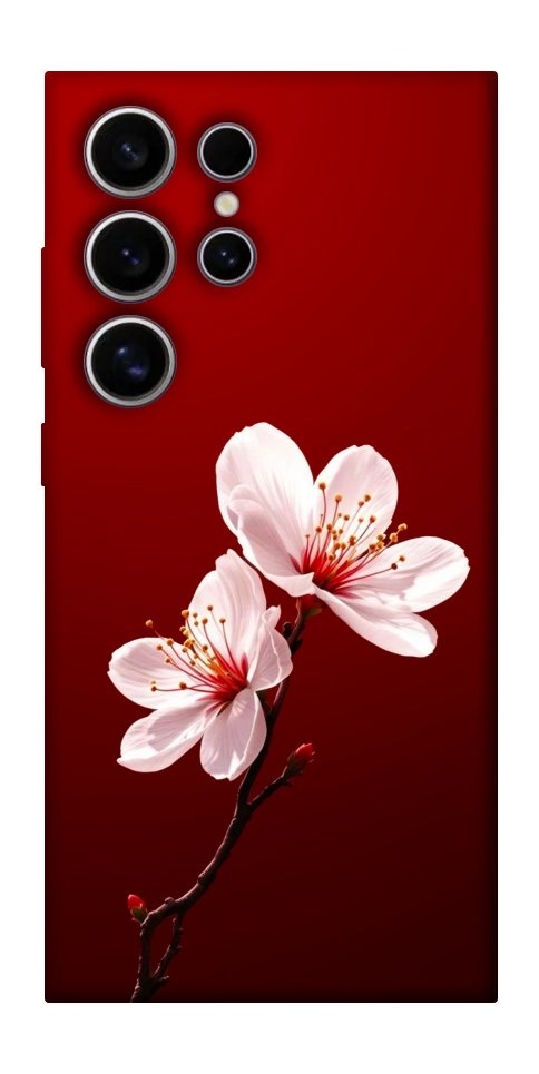 Чохол Sakura red для Galaxy S25 Ultra