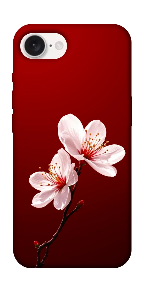 Чехол Sakura red для iPhone 16e