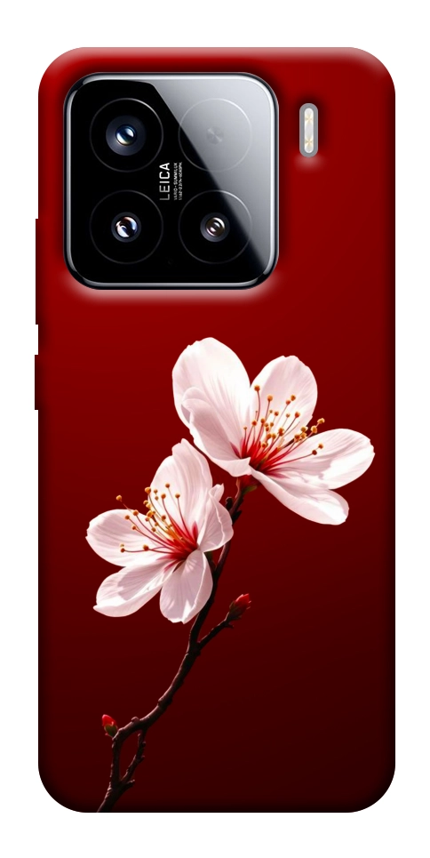Чехол Sakura red для Xiaomi 15