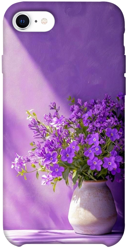 Чехол Vase with flowers для iPhone SE (2020)