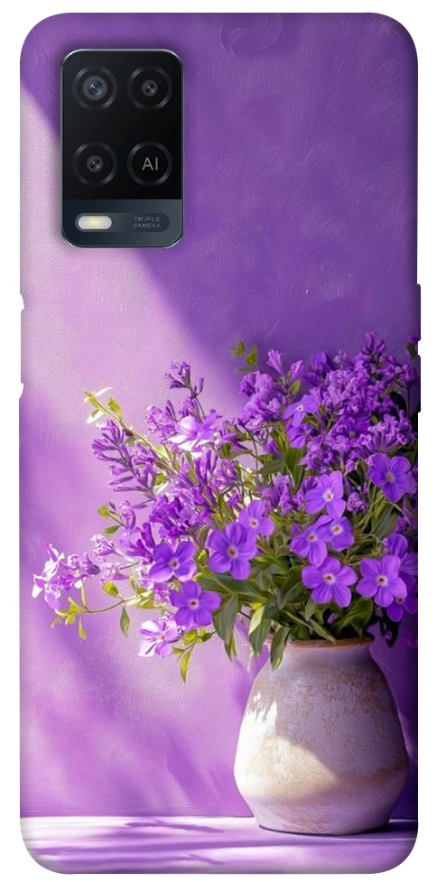 Чехол Vase with flowers для Oppo A54 4G