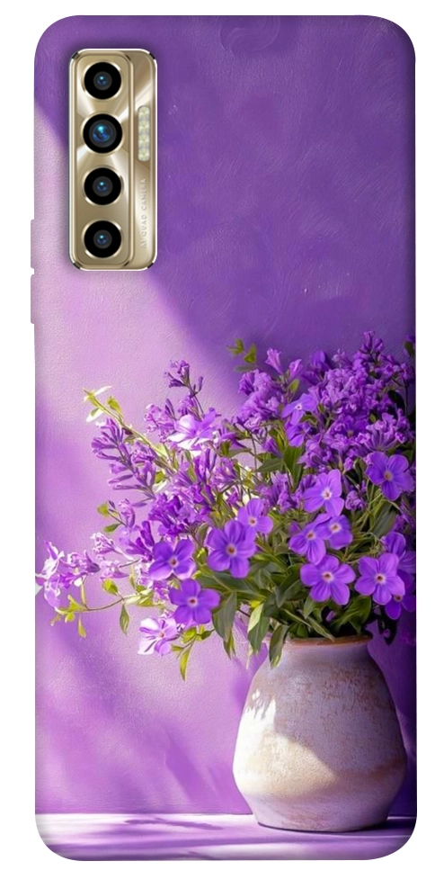 Чехол Vase with flowers для TECNO Camon 17P