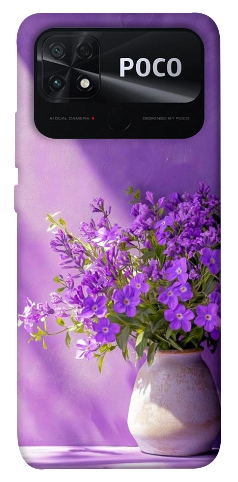 Чехол Vase with flowers для Xiaomi Poco C40