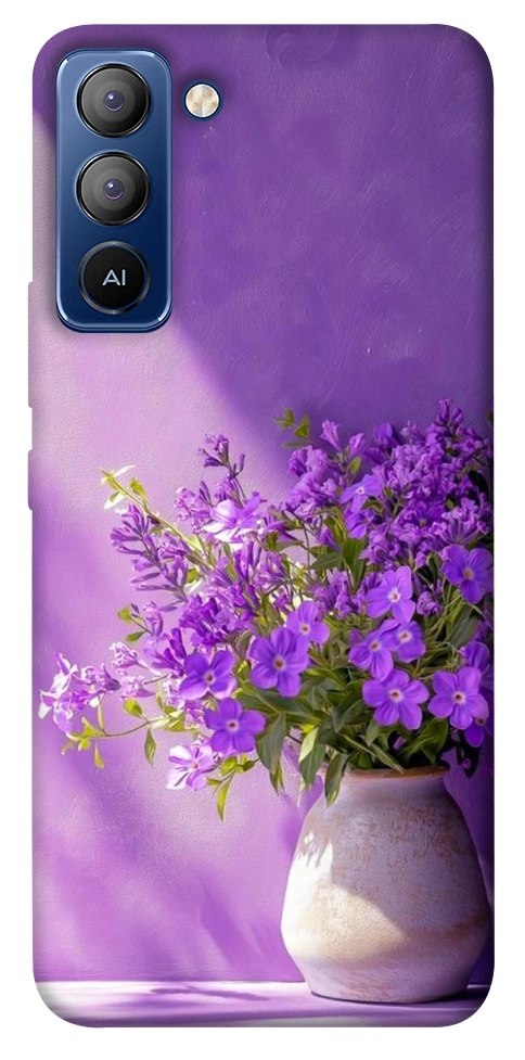 Чехол Vase with flowers для TECNO Pop 5 Pro