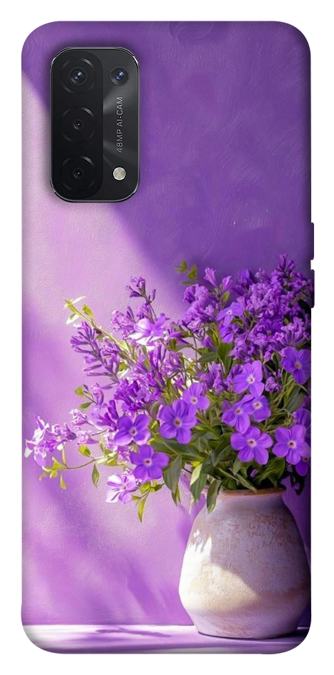 Чехол Vase with flowers для Oppo A74 5G