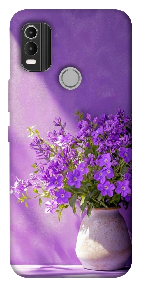 Чехол Vase with flowers для Nokia C21 Plus