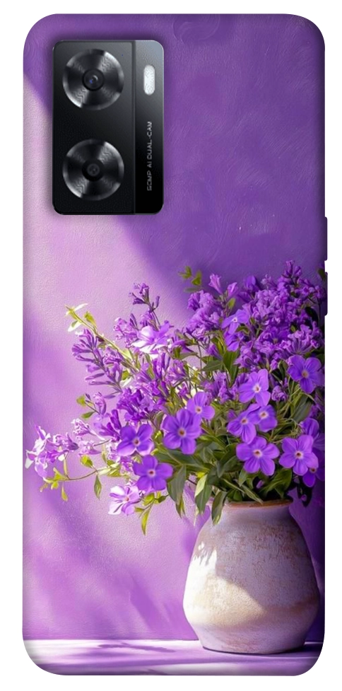 Чехол Vase with flowers для Oppo A77s