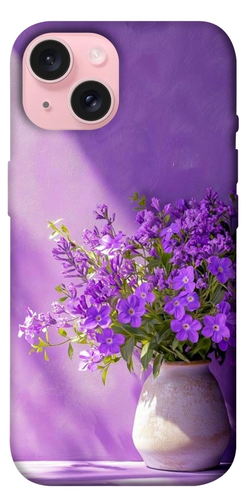 Чехол Vase with flowers для iPhone 15