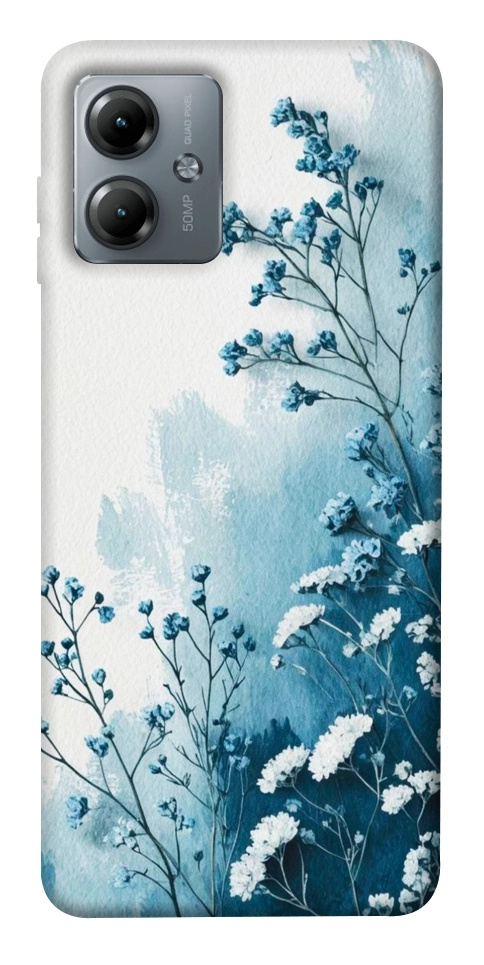 Чохол Blue minimal для Motorola Moto G14