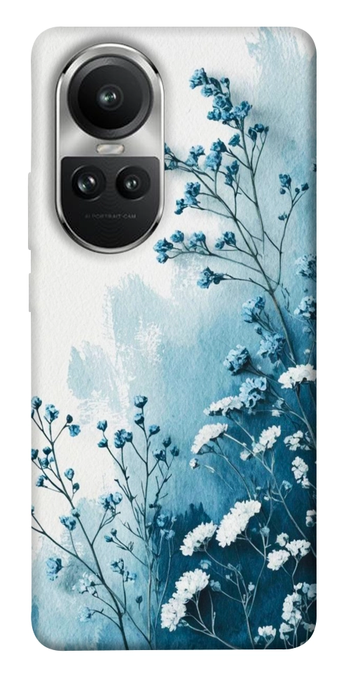 Чехол Blue minimal для Oppo Reno 10