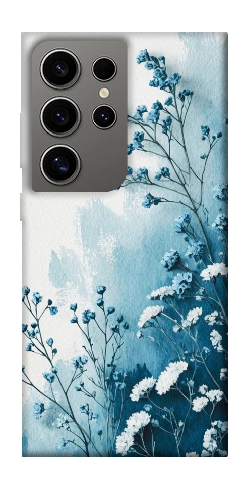 Чехол Blue minimal для Galaxy S24 Ultra