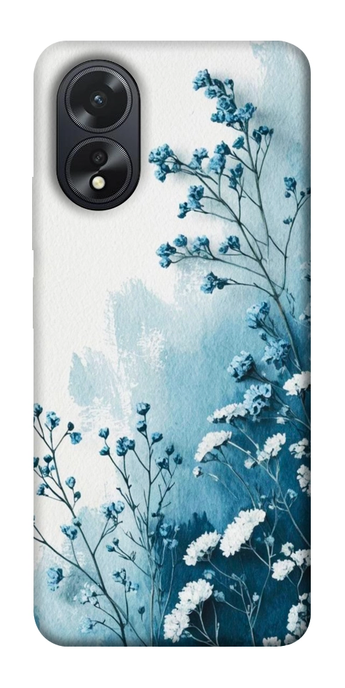 Чехол Blue minimal для Oppo A38