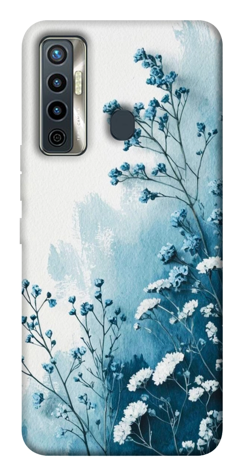 Чехол Blue minimal для TECNO Camon 17