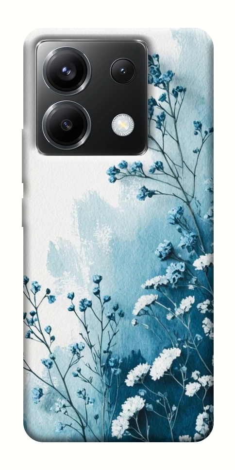 Чехол Blue minimal для Xiaomi Poco X6