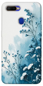 Чехол Blue minimal для Oppo A7