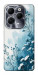 Чехол Blue minimal для Infinix Hot 40 Pro